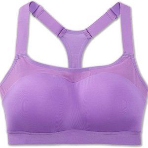 Brooks Wome's Dare Racerback Run Bra, Heliotrope